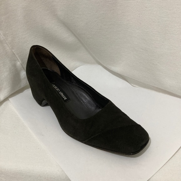 Giorgio Armani, Dark-Chocolate, Suede, Pump, Size 6 - Picture 2 of 8